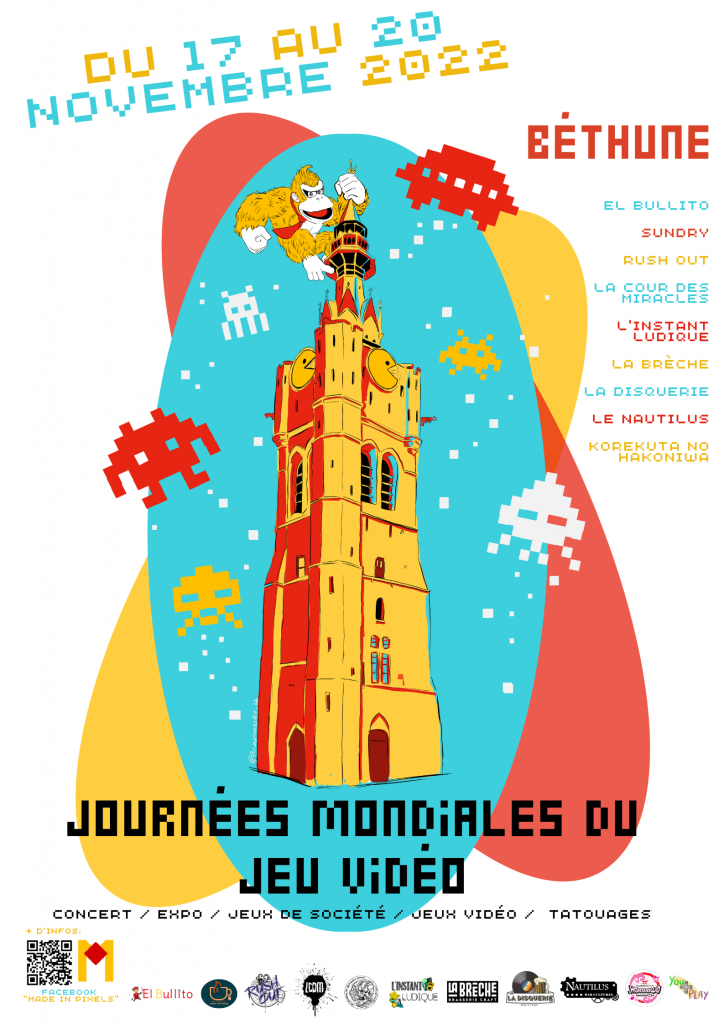 Affiche JMJV 2022 - Made in Pixels