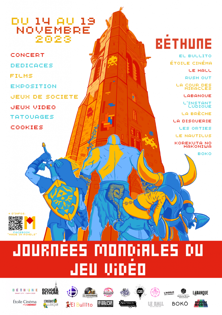 Affiche JMJV 2023 - Made in Pixels